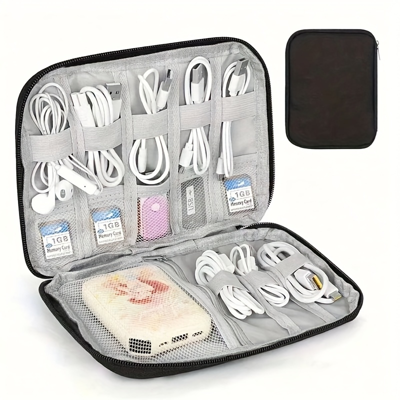 1PC Travel Cable Organizer Cas - огляд і ціна Tech Accessories Travel Organizer Pouch